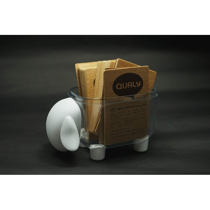 Query 5217098CW Small Storage Box Case with Lid Desktop Scandinavian