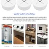 6pcs Cable Grommet Kit, White Rubber Grommets, Desk Grommet Cable
