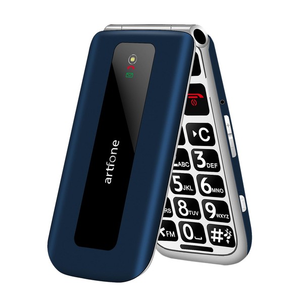 artfone F20 Senior Mobile Phone Folding Mobile Phone Without Contract,