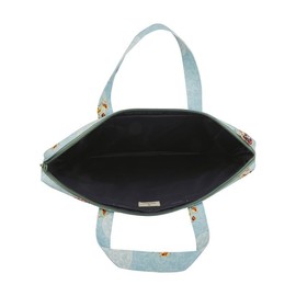 Pinaken Handcraft Printed Canvas Stylish Suitable for Everyday Peacock Fence Laptop Sleeve Handbag