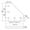 Seekliny 8pcs 4040 L Corner Bracket Joining Plate T Slotted