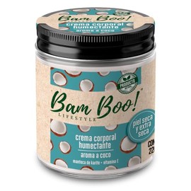 Crema Hidratante y Humectante para Cara y Cuerpo Sandía y Coco 220g Bam Boo! Lifestyle (Coco)