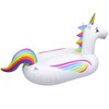 GoFloats Giant Inflatable Unicorn - Includes Unicorn Drink Float- Trending