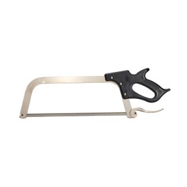 LEM Products 22" Meat Saw with Tightening Cam, Heavy Nickel-Plated Frame, Black Handle