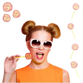 Fruidles St. Patrick's Pirate Tattoo Lollipop Suckers Candy, Party Bag Fillers, Individually Wrapped (1 Pound)