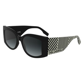 KARL LAGERFELD KL6183S Sunglasses, Black, One Size, black
