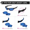 PapaViva Replacement Lenses & Rubber Kits for Oakley Half Jacket