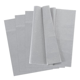MECCANIXITY 60 Sheets Wrapping Tissue Paper, Glitter Tissue Paper for Gift Bags 14 x 20 Inch Sparkle Tissue Paper for Gift Wrapping, DIY Crafts, Packing, Grey