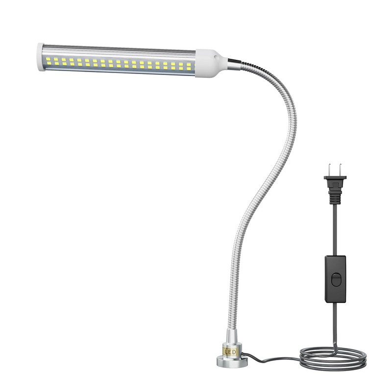 LED Magnetic Work Light, 15W high Brightness,Flexible Gooseneck lamp with