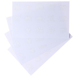 YYlingx 4PCS Car Sticker Decals, 15 Pattern Novelty Sticker for Car or Truck Unused Buttons, Auto Label Dash Button Switch Control Sticker Decorations