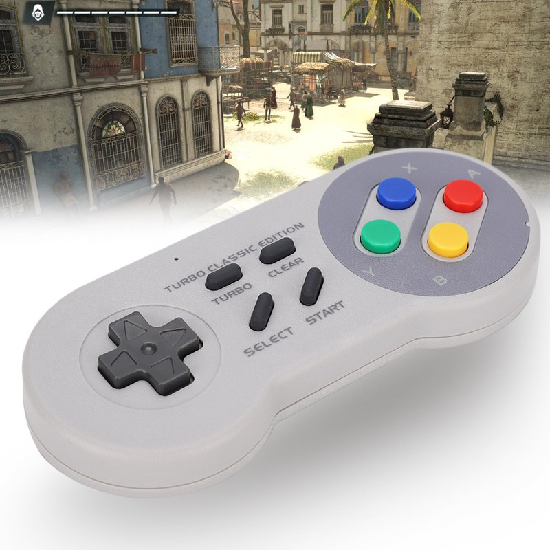 Game Handle for NES/Wii/SNES Classic Mini Controller 2.4G Wireless USB