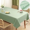 Uniclife Green Rectangle Plastic Tablecloth 100x140 cm Waterproof