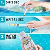 50 Pcs Swimming Pool Clearwater & Hot Tub Test Strips,3