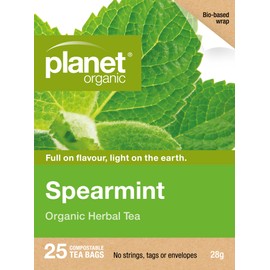 Planet Organic Spearmint Herbal Tea 25 Tea Bags