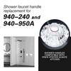 LavishStream Shower Knob Replacement for Price Pfister Shower Handle 940-240