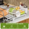 SavvyStor Dish Drainer Dish Drainer Space Saving Dish Drainer for