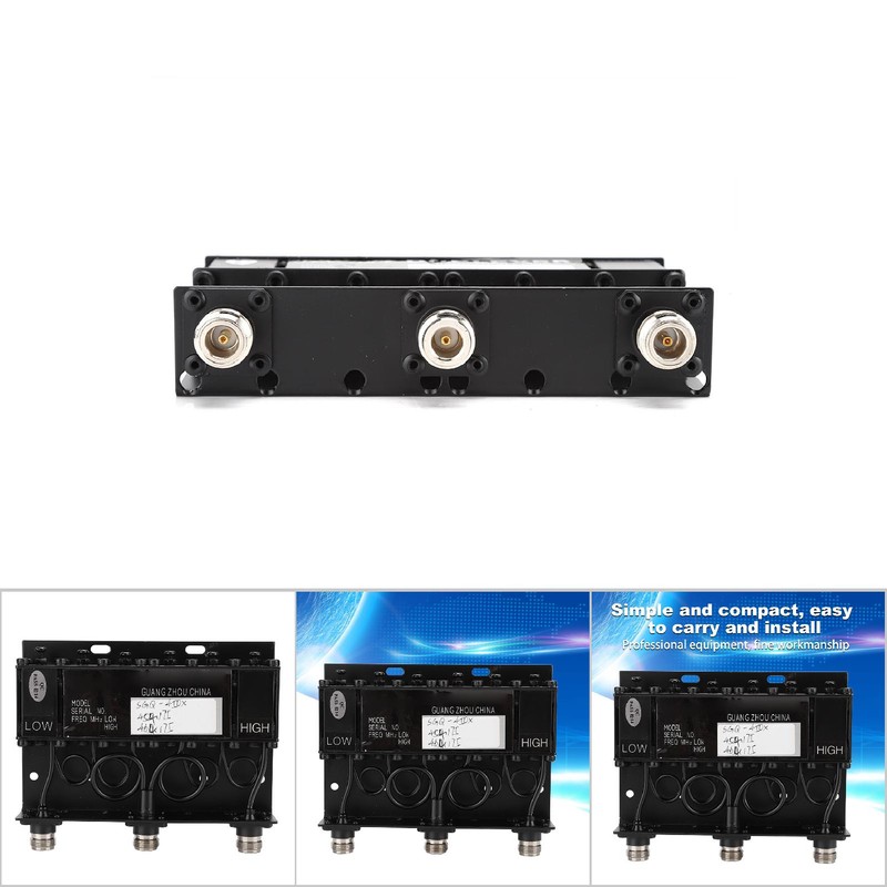 10W UHF 6 Cavity Duplexer TX: 454.175 MHZ RX: 464.175MHZ