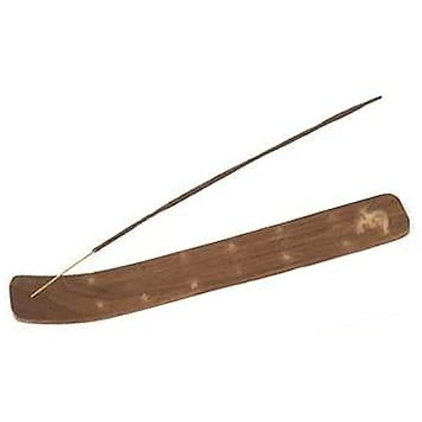 ACCURATE Wooden Incense Stick Holder Ash Catcher with Brass inlay (1)
