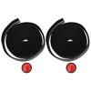 2Pcs Cycling PU Leather EVA Handlebar Belt Road Bike AntiSlip