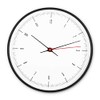 K&L Wall Art Silent Wall Clock Kitchen Black White Durable