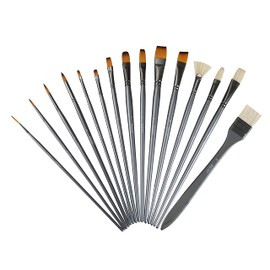 Brustro Artists? Mixed Hair Brush Set of 15 in PU Bag