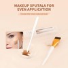 docolor Set de Brocha Plana y Espátula para Maquillaje –