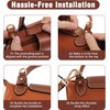 Mini Bag Strap Kit，Bag Straps Crossbody Replacement，Purse Straps Kit，Adjustable Leather