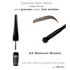 Natural Brown Makki Eye Brow Semi Tattoo Matte Natural Surface