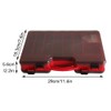 Fishing Tackle Box Portable Double Sided Fishing Lure Organizer Adjustable