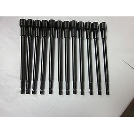 ~ 12~6" L IMPACT LASER ETCHED MAGNETIC ~ 3/8" ~ NUTSETTER NUT DRIVER SETTERS