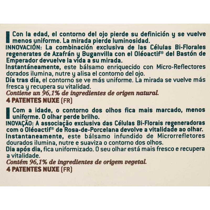 Nuxe Nuxuriance Gold Baume Reg