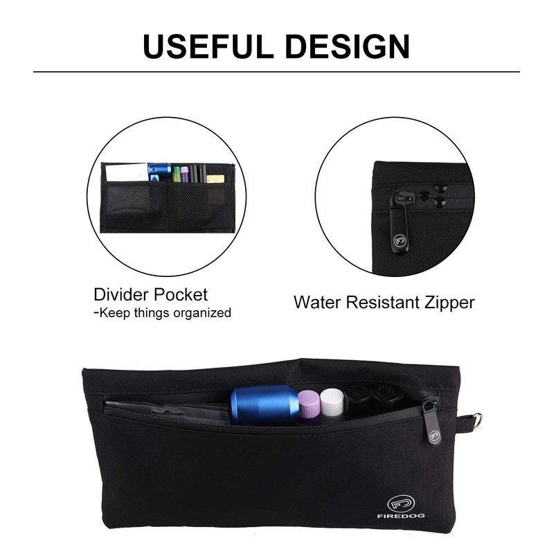 FIREDOG Smell Proof Bag, Odor Proof Pouch Fabric Stash Bags