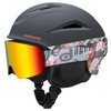 Odoland Ski Helmet and Ski Goggles Set Snowboard Helmet with