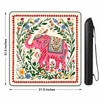 NYNPPUE Mahjong Mat 31.5 x 31.5 Inch, Non-Slip Neoprene Rubber