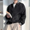 인기 트렌드 캠퍼스룩 간절기 아우터 남성 대학생룩 [블랙 100] Popular