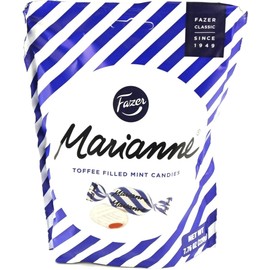 Fazer Marianne Toffee Filled Mint Candy 7.76-ounce (220g) Bag