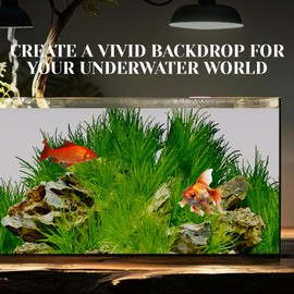 yueXinCh Aquarium Background Underwater Poster Double-sided Pattern Fishbowl Stickers Fish Tank Wall Decorations Sticker PVC Coral Aquarium Decor Backgrounds Underwater Poster 62 * 30 cm