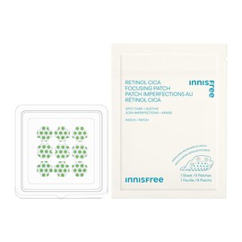 innisfree Retinol Cica Focusing Patch Korean Hydrocolloid Patches with Salicylic Acid and Hyaluronic Acid for Acne Spots and Blemishes