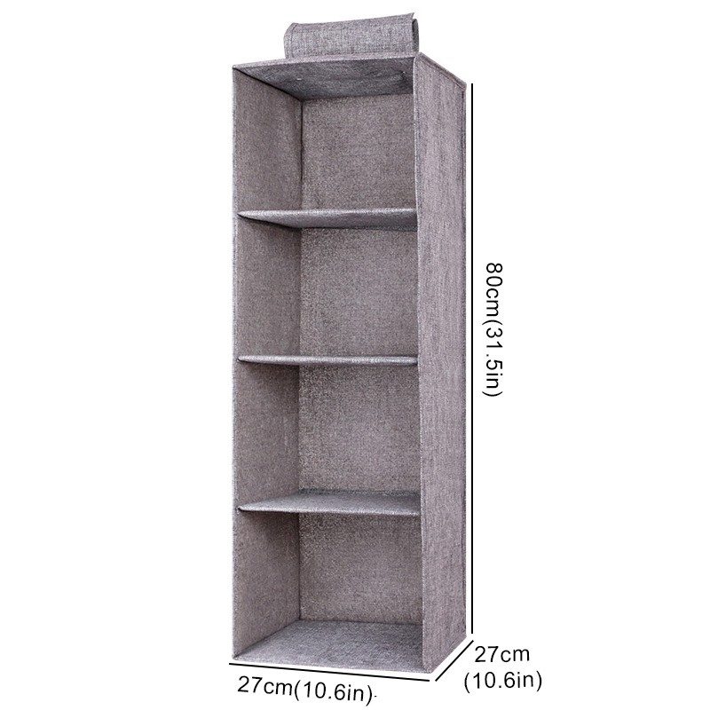 Wardrobe Hanging Storage Bag – Interlayer Drawer-Type Clothes Organizer for