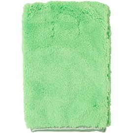 Yamazaki Sangyo 194308 DU799-000X-MB-G Microfiber Mitten, Thick, Water Absorbent, Wiping, Cleaning, Water Absorption, Green, Width 5.9 x Depth 8.7 inches (15 x 22 cm)