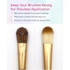 Quick Dry Antibacterial Makeup Brush Cleaner 100ml - Cleans &