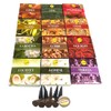 Sreevani Natural Masala Incense Cones and Holder Bundle, 120 Cones