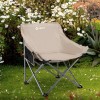 VILLEY Folding Camping Chair Beach Chair Outdoor Lawn Portable Lightweight