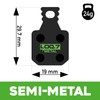LOQ.7 Bike Brake Pads - Semi Metallic for Magura MT5
