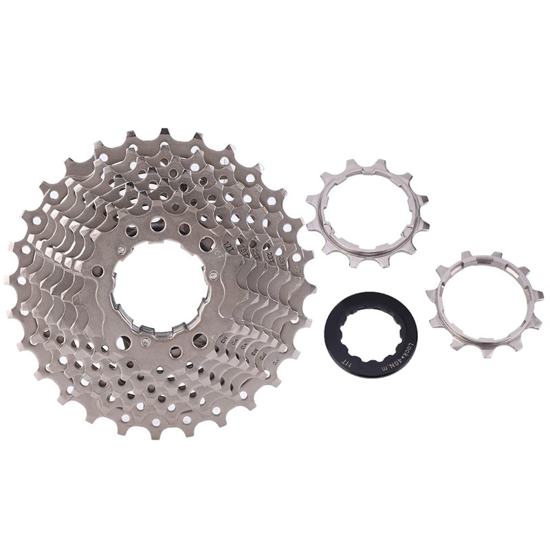 Qiilu 8/9/10/11 Speed 11-28T Road Bike Freewheel Cassette Sprocket -
