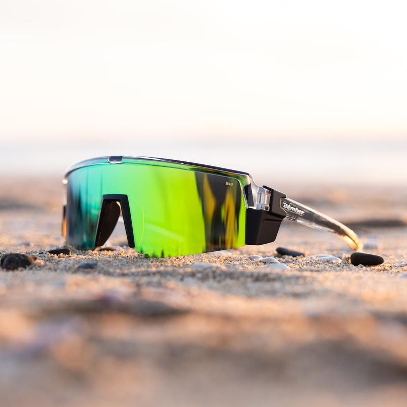 BOMBER SMOKE BOMB ANSI Z87+ Safety Sunglasses:_Clear