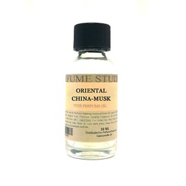 Oriental Musk Perfume Oil for Perfume Making, Personal Body Oil, Soap, Candle Making & Incense; Splash-On Clear Glass Bottle. Premium Quality Undiluted & Alcohol Free (1oz, Oriental Musk)