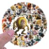 105Pcs Italian Brainrot Stickers Pack - Waterproof Vinyl Animal Decals