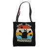 Pickleball Cat Dink Madafakas Crazy Cat Funny Pickleball Tote Bag