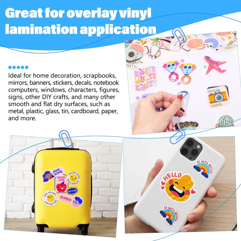 TECKWRAP Printable Vinyl Sticker Paper for Inkjet Printer Matte White